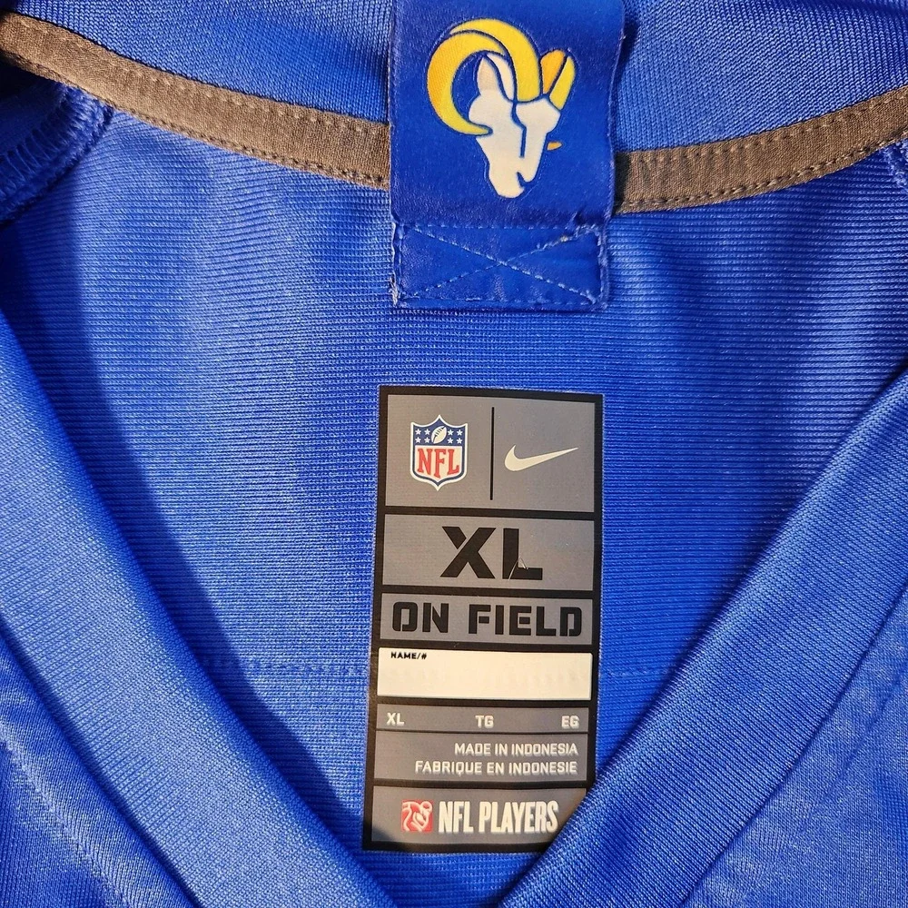 Los Angeles Rams Jersey Mens XL Blue‎ NFL Football Robinson II 1 Nike On Field